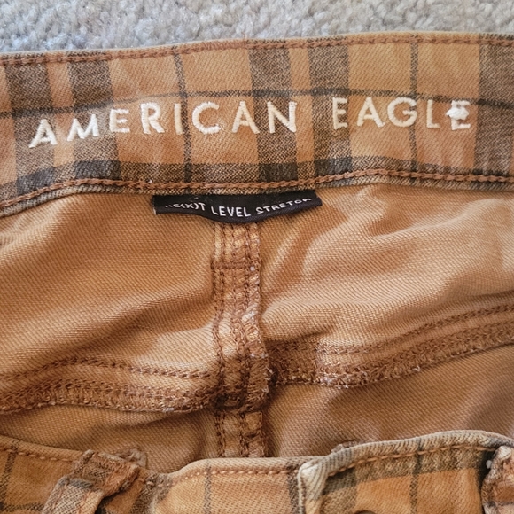 American Eagle plaid plants size 6 - Picture 5 of 6